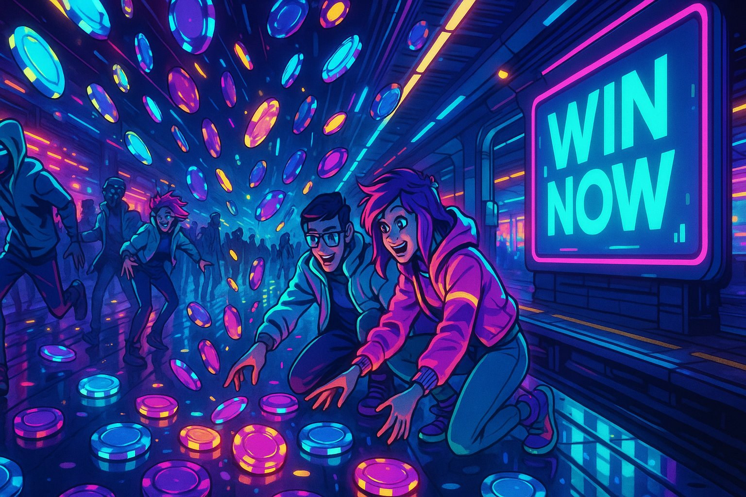 Ilustrasi diner retro untuk hiburan